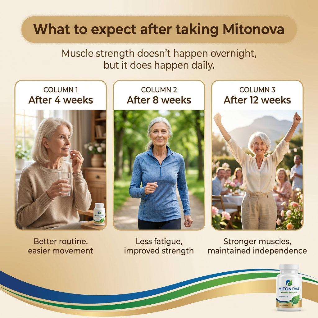 Mitonova Urolithin A -Muscle Support Supplement for Strength & Energy